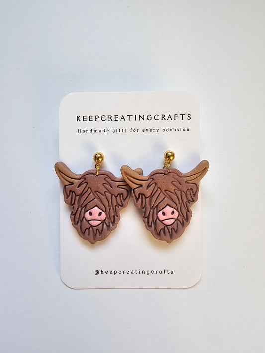 Highland Cow Dangles